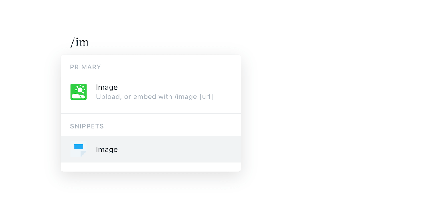 How to create re-usable content in Ghost using “snippets”