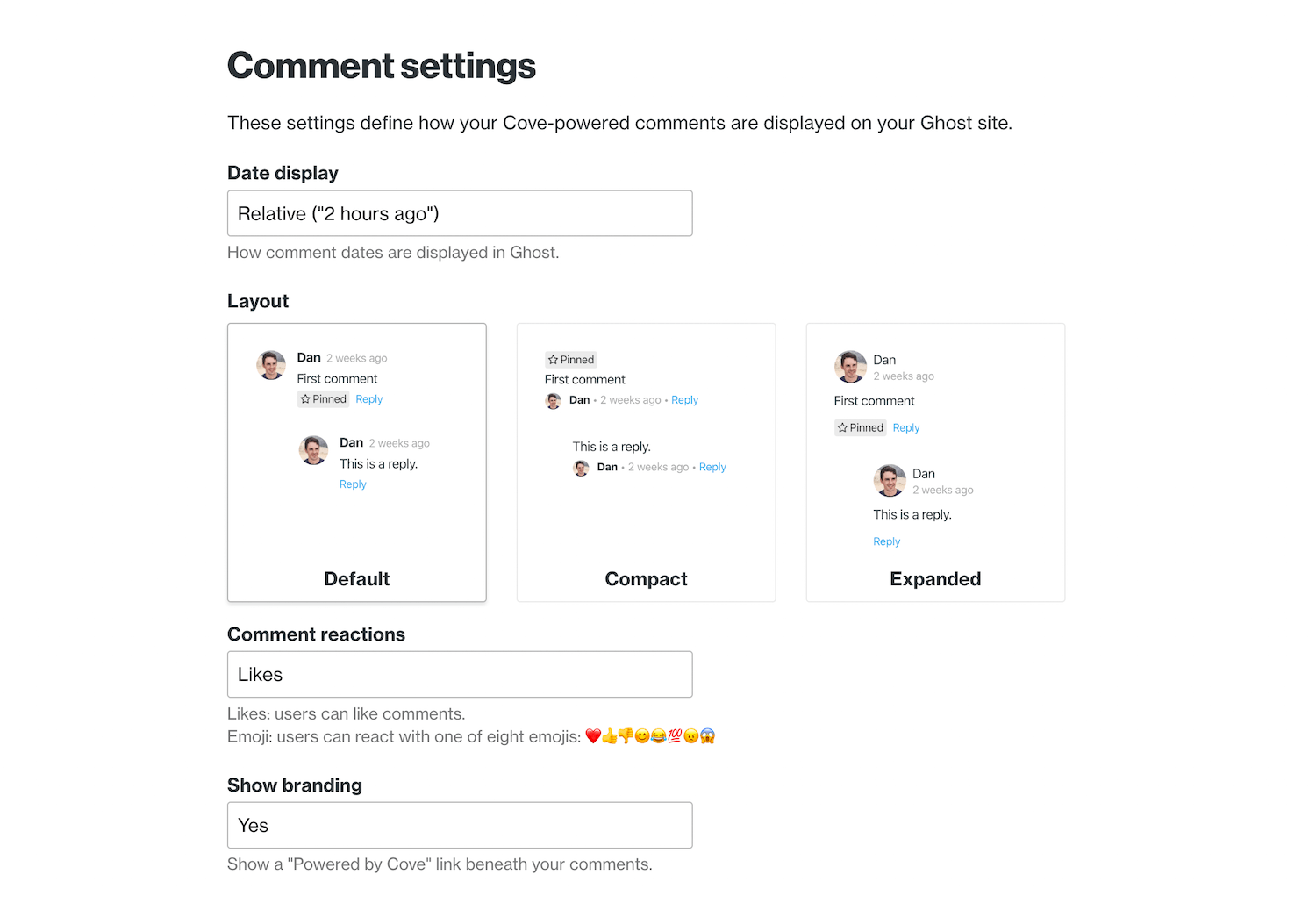 How to add comments to your Ghost site