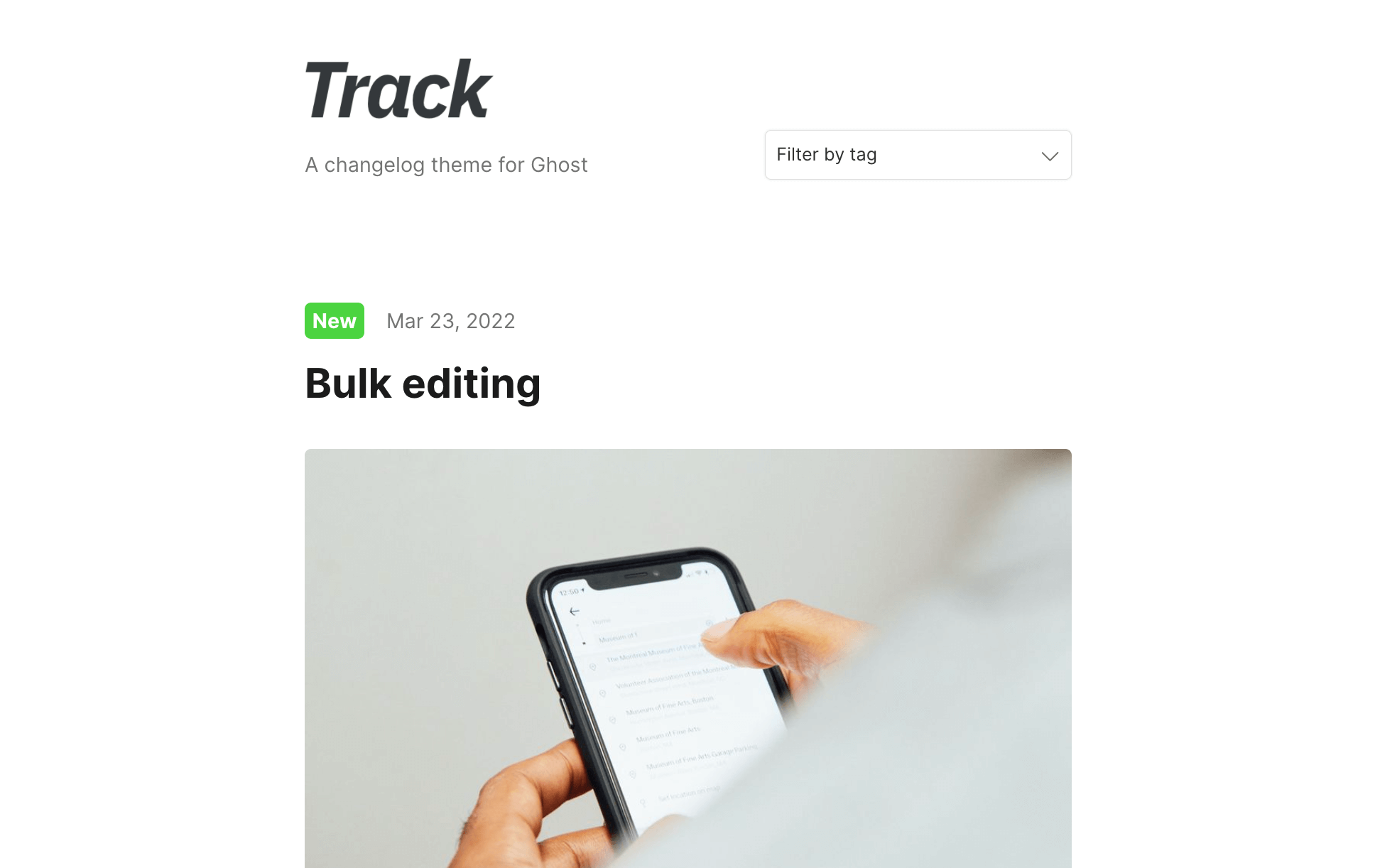 Track docs