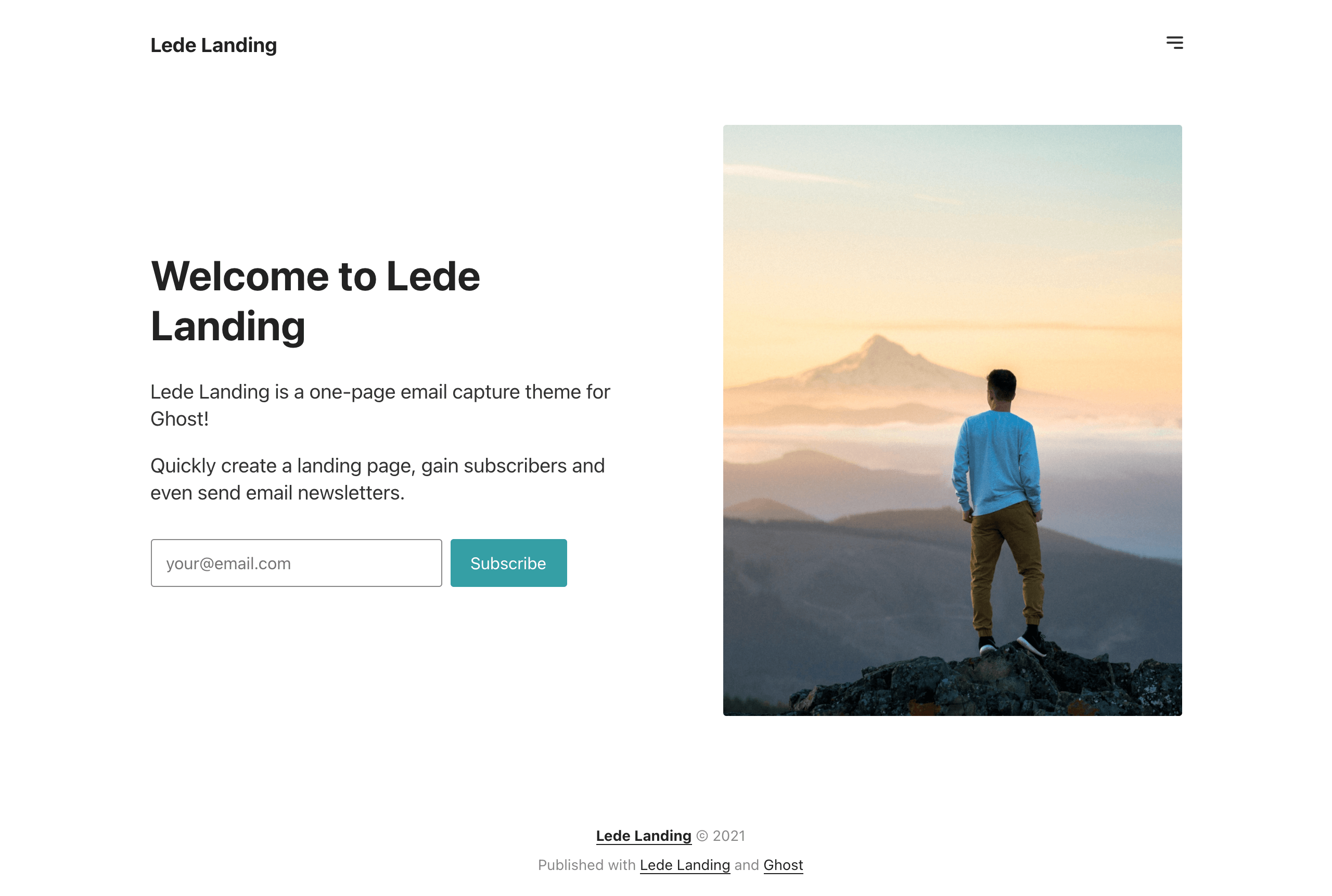 Lede Landing Docs